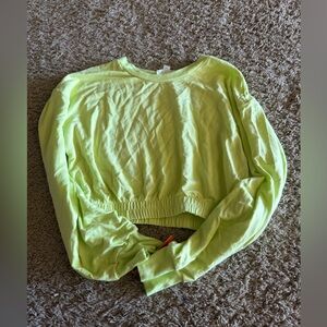 Colsie Lime Green Cropped Top